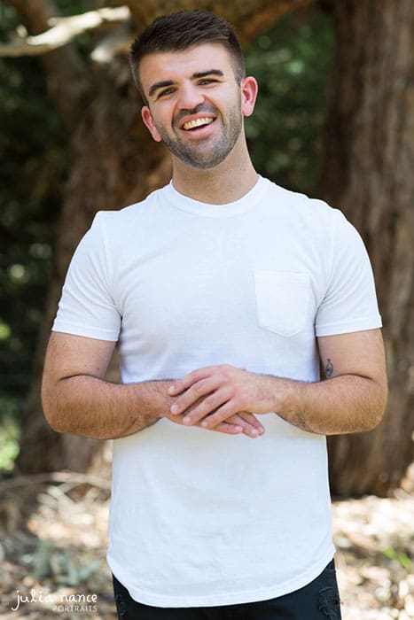 Young Male smiling naturally - Corporate Headshot Photography Melbourne - Melbourne Corporate Headshots - Professional Linkedin Headshots - Personal Branding Photography