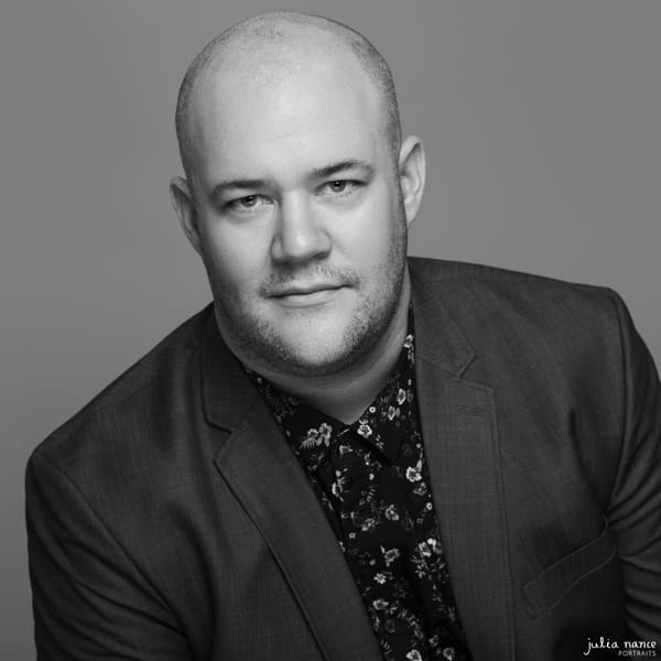 Corporate linkedin headshot of serious man in melbourne studio