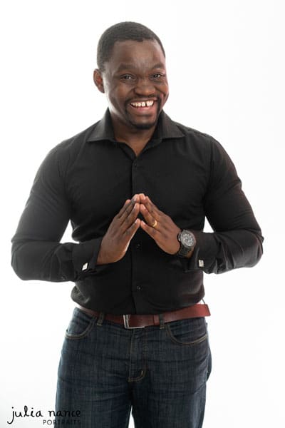 Melbourne corporate headshot photography and personal branding portraits. Man smiles for promotional portraiture