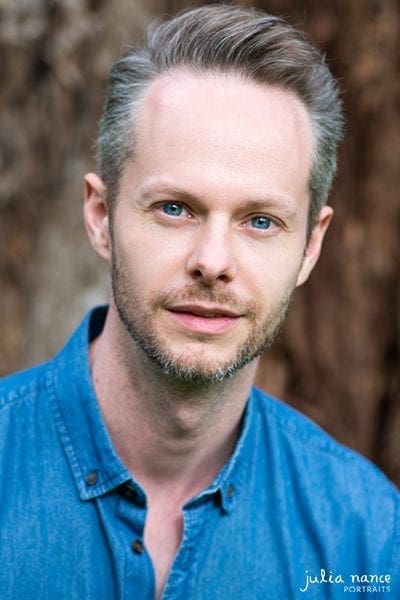 Melbourne actor headshot of Ben Pfeiffer outdoors