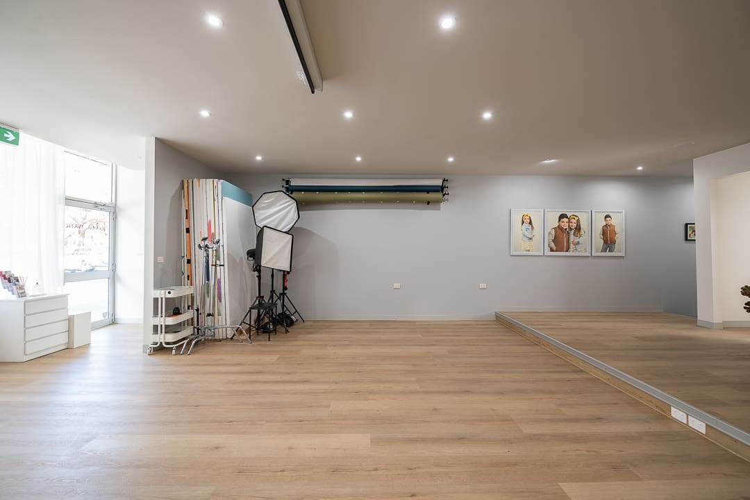 Interior image of Julia's studio in Ringwood East.